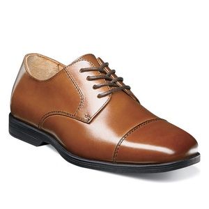 NWT Dress shoes cap toe derby lil boys size 13